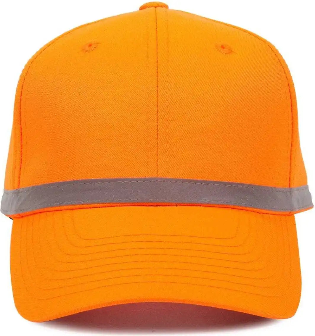 Oc Sports Ansi-100 Adjustable Cap that is Easily Visible - Blaze - 6 7/8’’ - 7 1/2’’