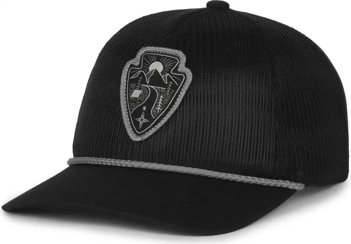 Oc Sports Arrwhd01full Mesh Cap - Black - 6 7/8’’ - 7 1/2’’