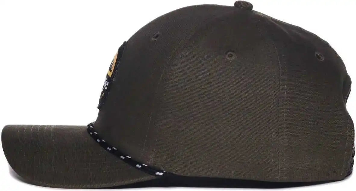 Oc Sports Atg-101 Wranger Atg Snapback Pro Cown with Cord Cap - Olive - Osfm