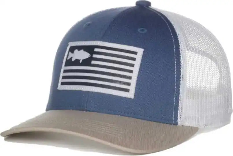 Oc Sports Bass76 Cotton Twill Cap - Blue White - 6 7/8’’ - 7 1/2’’