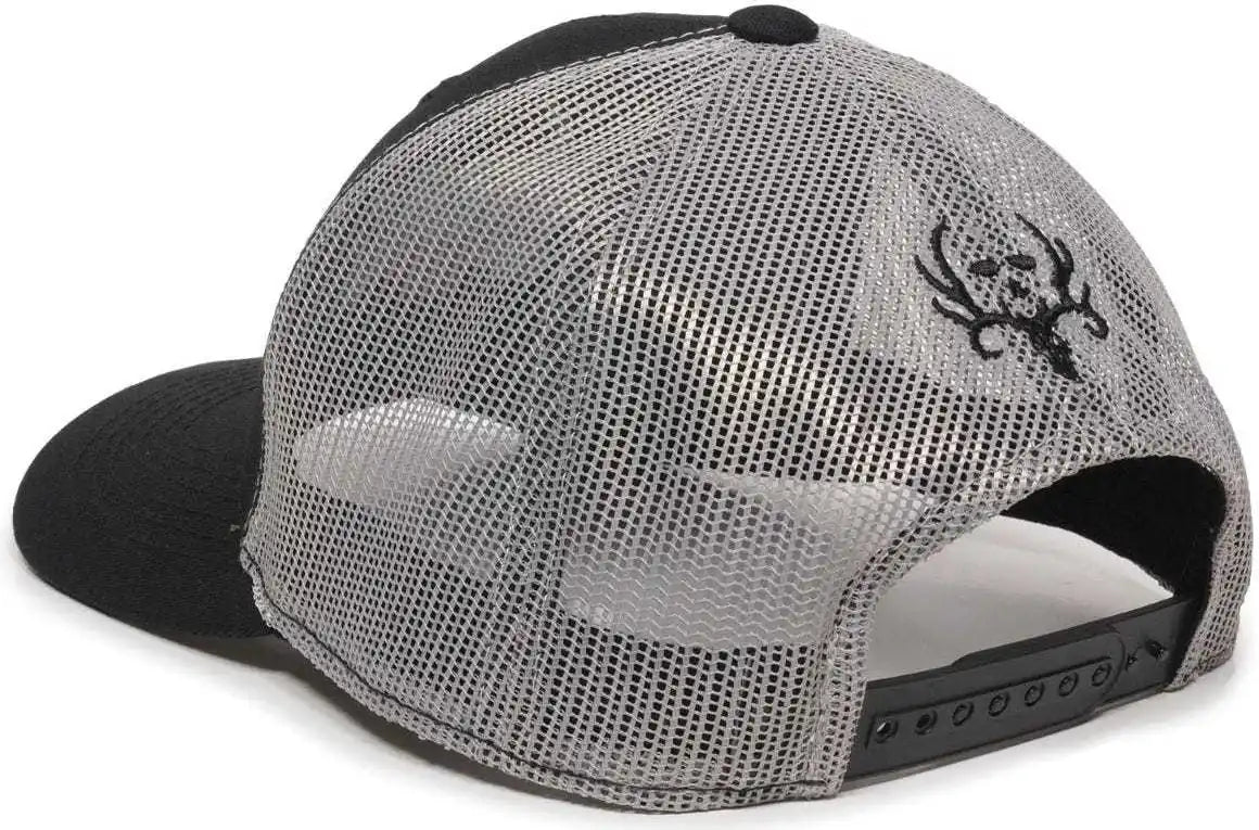 Oc Sports Bc02c Bone Collector Cap - Black Light Gray - 6 7/8’’ - 7 1/2’’
