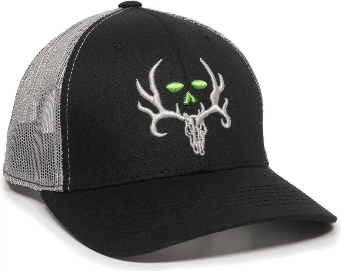 Oc Sports Bc02c Bone Collector Cap - Black Light Gray - 6 7/8’’ - 7 1/2’’