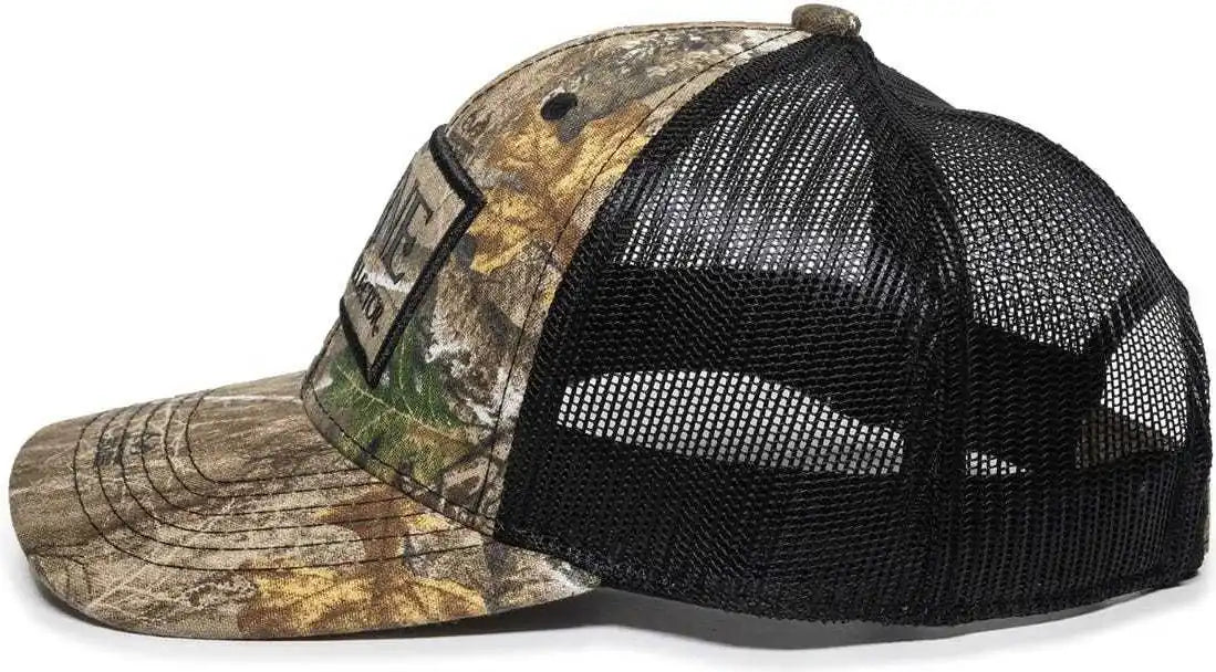 Oc Sports Bc06a Bone Collector Cap Realtree Edge Black / 6 7/8’’ 7 1/2’’
