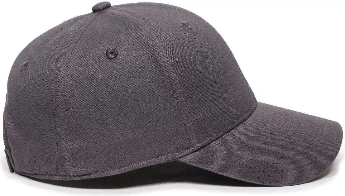 Oc Sports Bct-600 Pro Style Cotton Twill Cap - Charcoal