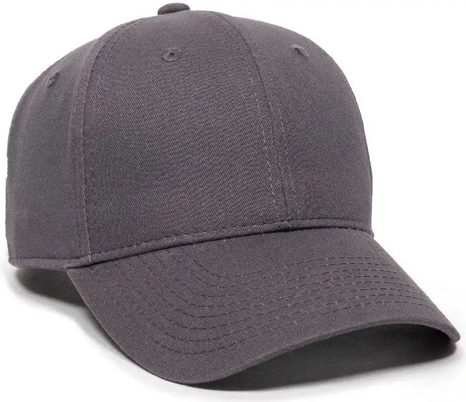 Oc Sports Bct-600 Pro Style Cotton Twill Cap - Charcoal