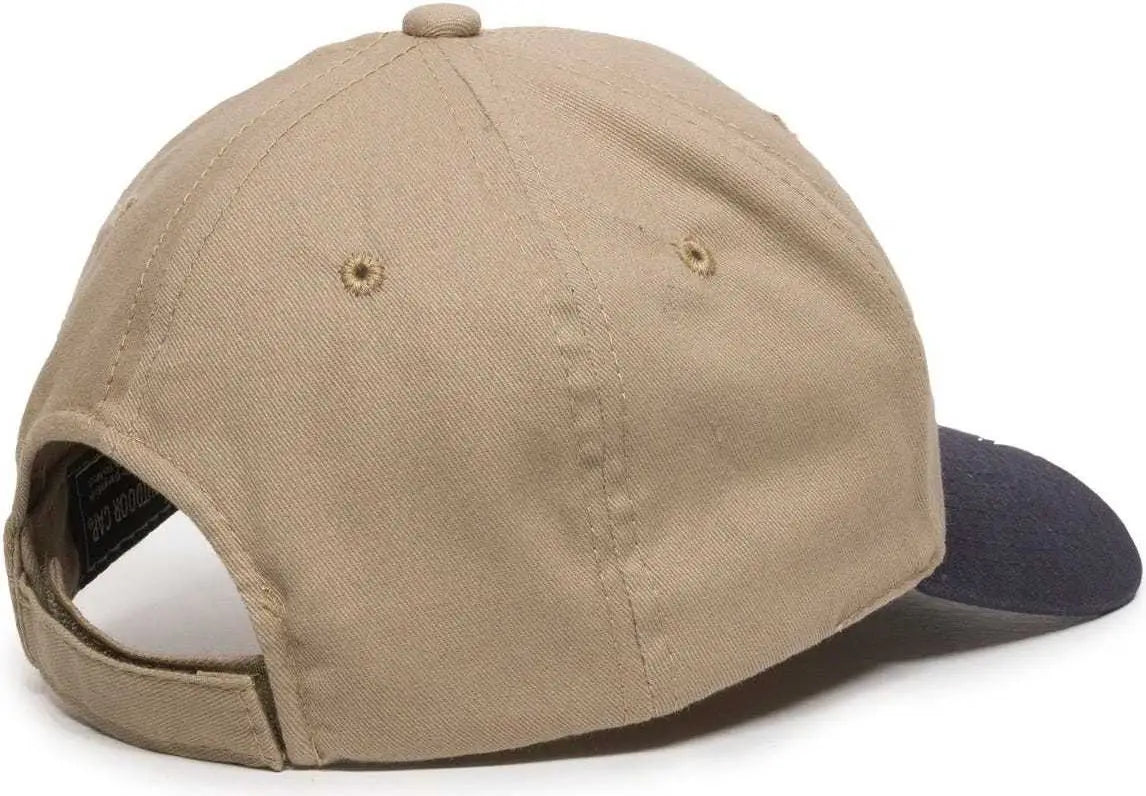 Oc Sports Bct-600 Pro Style Cotton Twill - Khaki Navy