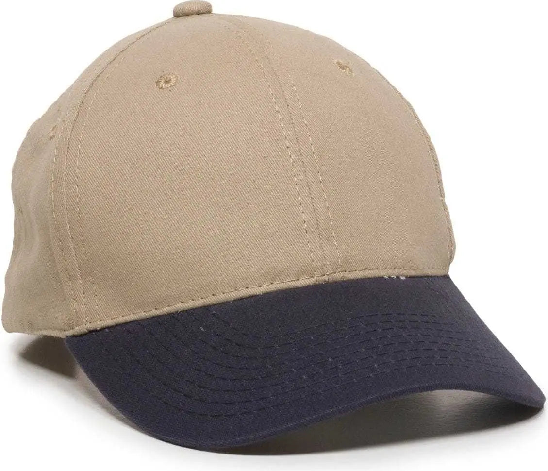 Oc Sports Bct-600 Pro Style Cotton Twill - Khaki Navy