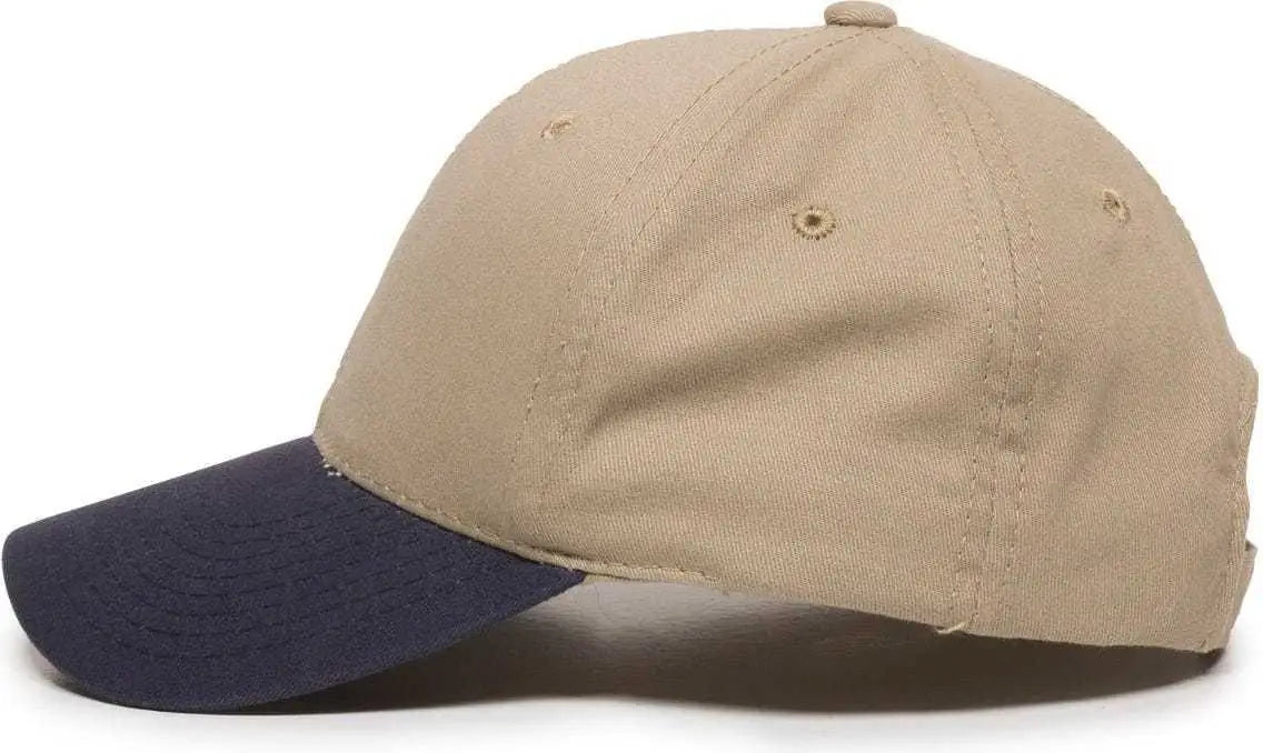 Oc Sports Bct-600 Pro Style Cotton Twill - Khaki Navy