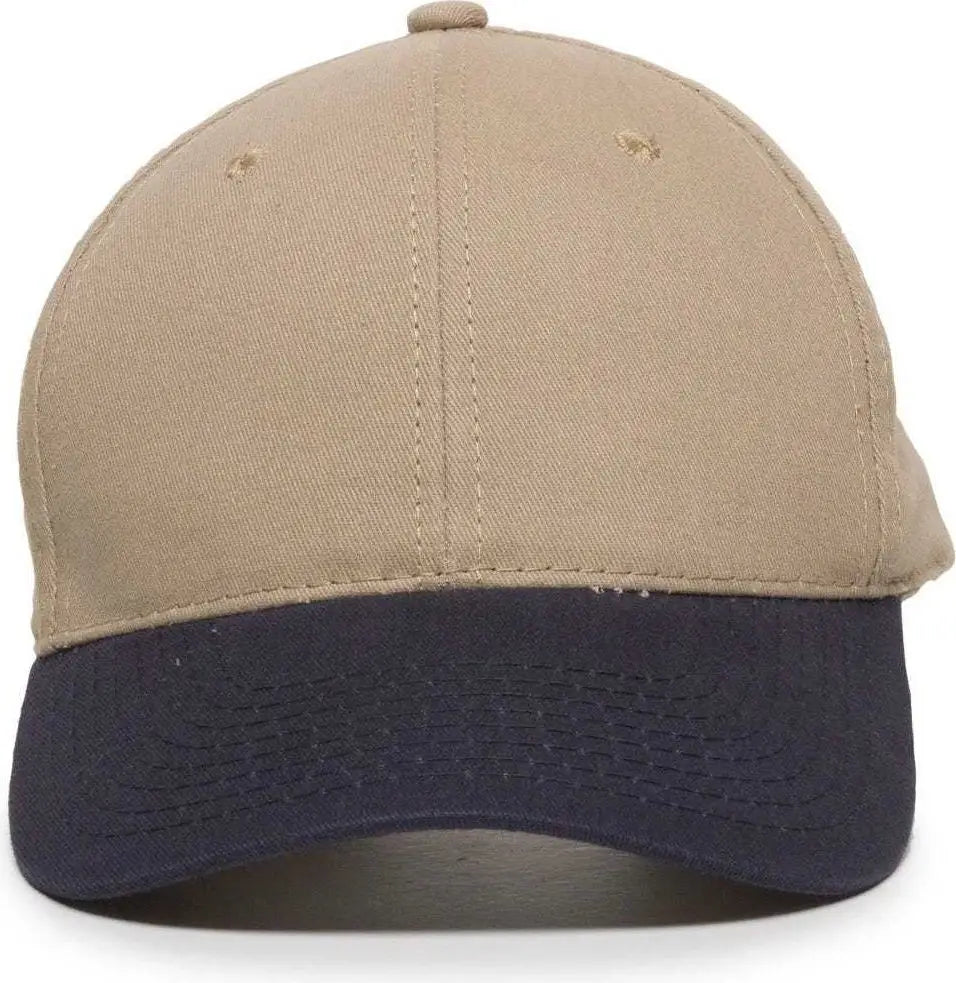 Oc Sports Bct-600 Pro Style Cotton Twill - Khaki Navy