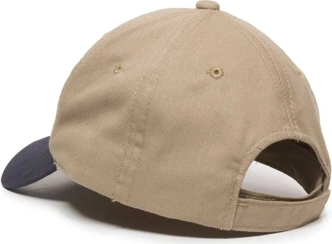 Oc Sports Bct-600 Pro Style Cotton Twill - Khaki Navy