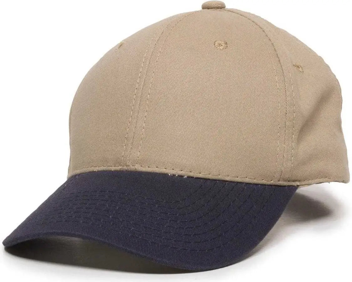 Oc Sports Bct-600 Pro Style Cotton Twill - Khaki Navy