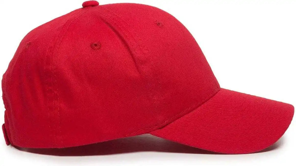 Oc Sports Bct-600 Pro Style Cotton Twill - Red - 6 7/8’’ - 7 1/2’’