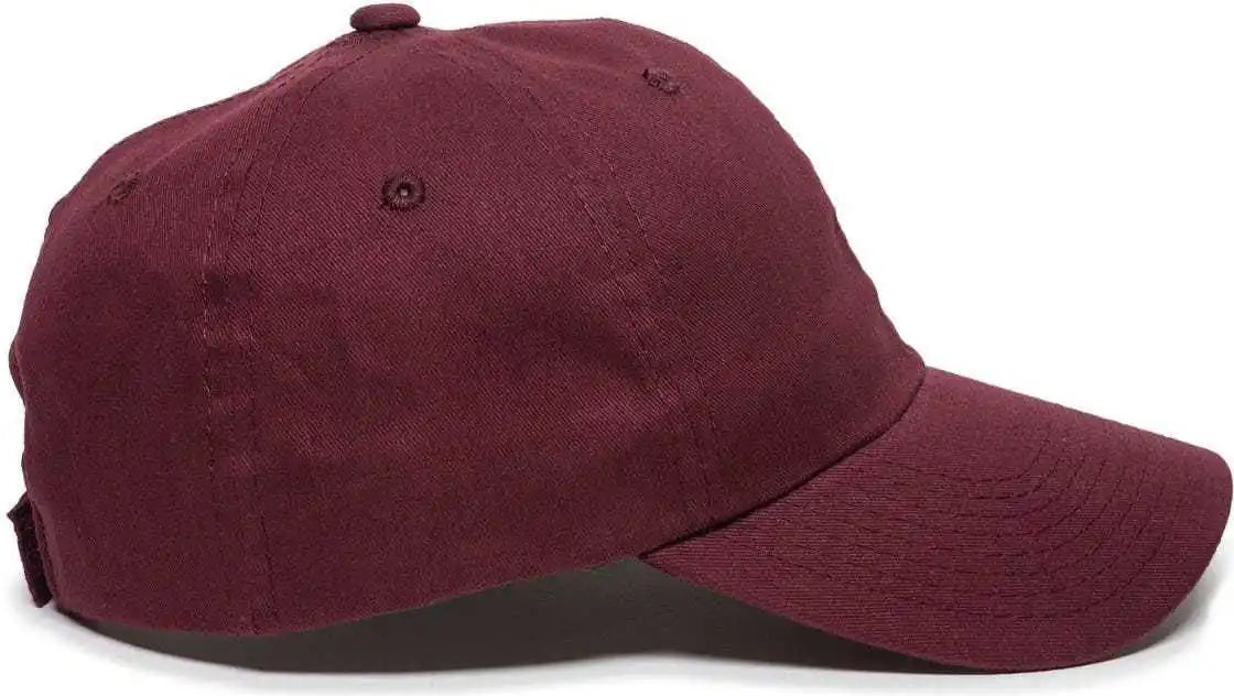 Oc Sports Bct-662 Adjustable Cap - Burgundy - Maroon / 6 7/8’’ - 7 1/2’’