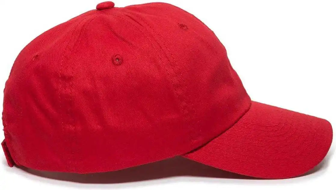 Oc Sports Bct-662 Adjustable Cap - Red - 6 7/8’’ - 7 1/2’’