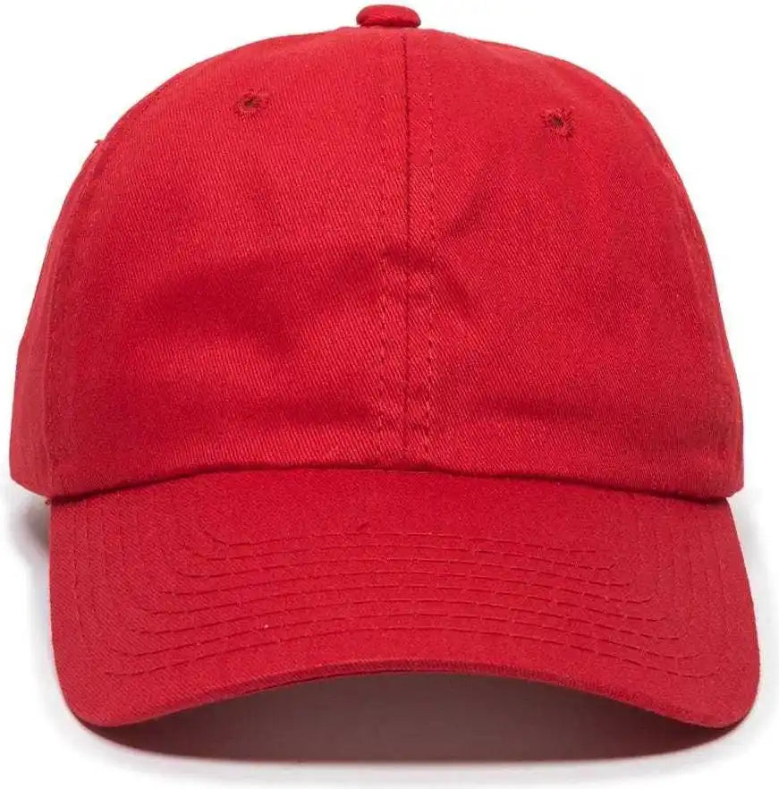 Oc Sports Bct-662 Adjustable Cap - Red - 6 7/8’’ - 7 1/2’’