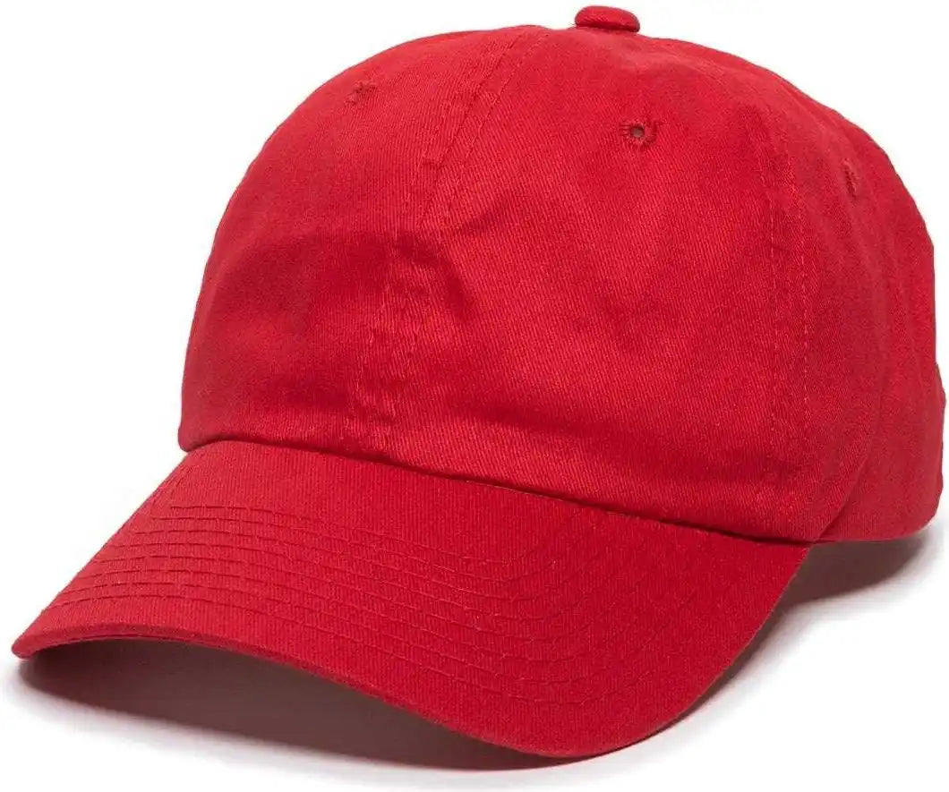 Oc Sports Bct-662 Adjustable Cap - Red - 6 7/8’’ - 7 1/2’’