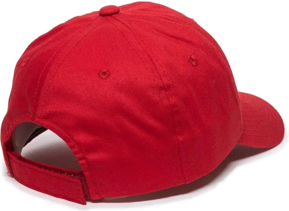 Oc Sports Bct-662 Adjustable Cap - Red - 6 7/8’’ - 7 1/2’’