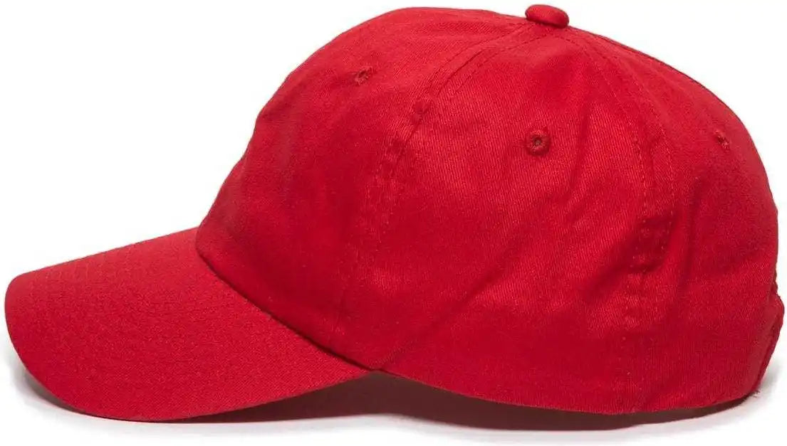 Oc Sports Bct-662 Adjustable Cap - Red - 6 7/8’’ - 7 1/2’’