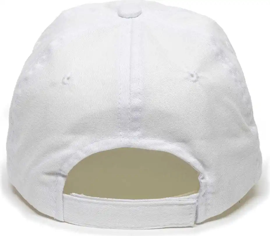 Oc Sports Bct-662 Adjustable Cap - White - 6 7/8’’ - 7 1/2’’