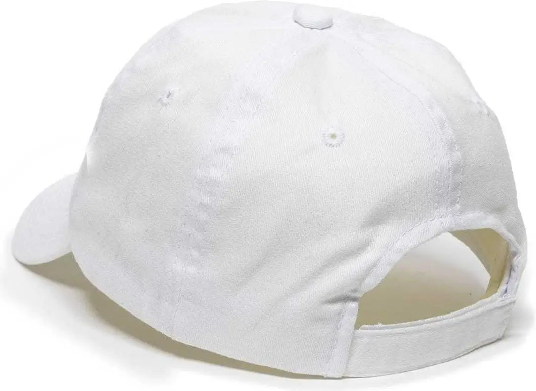 Oc Sports Bct-662 Adjustable Cap - White - 6 7/8’’ - 7 1/2’’