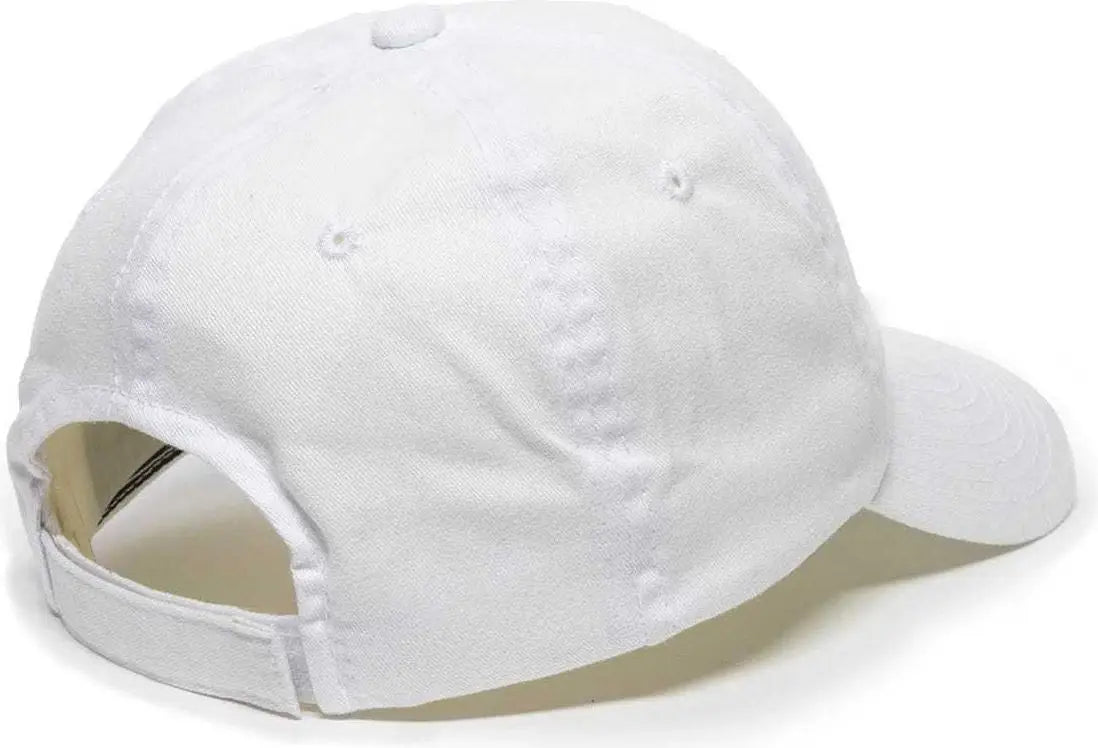 Oc Sports Bct-662 Adjustable Cap - White - 6 7/8’’ - 7 1/2’’