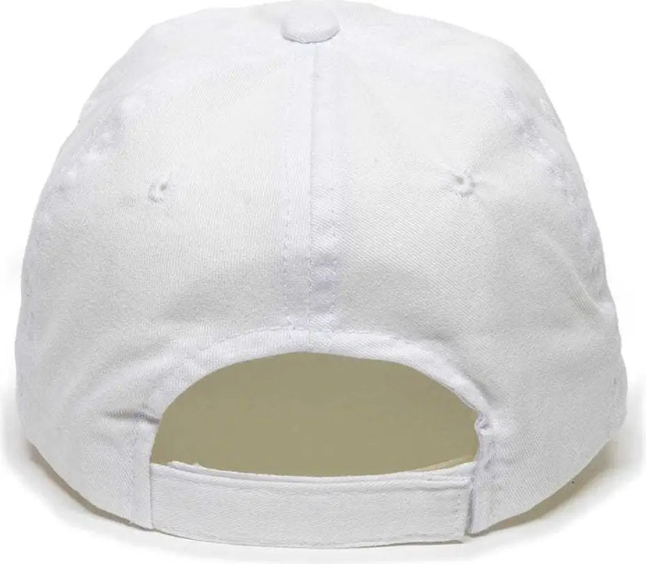 Oc Sports Bct-662 Adjustable Cap - White - 6 7/8’’ - 7 1/2’’