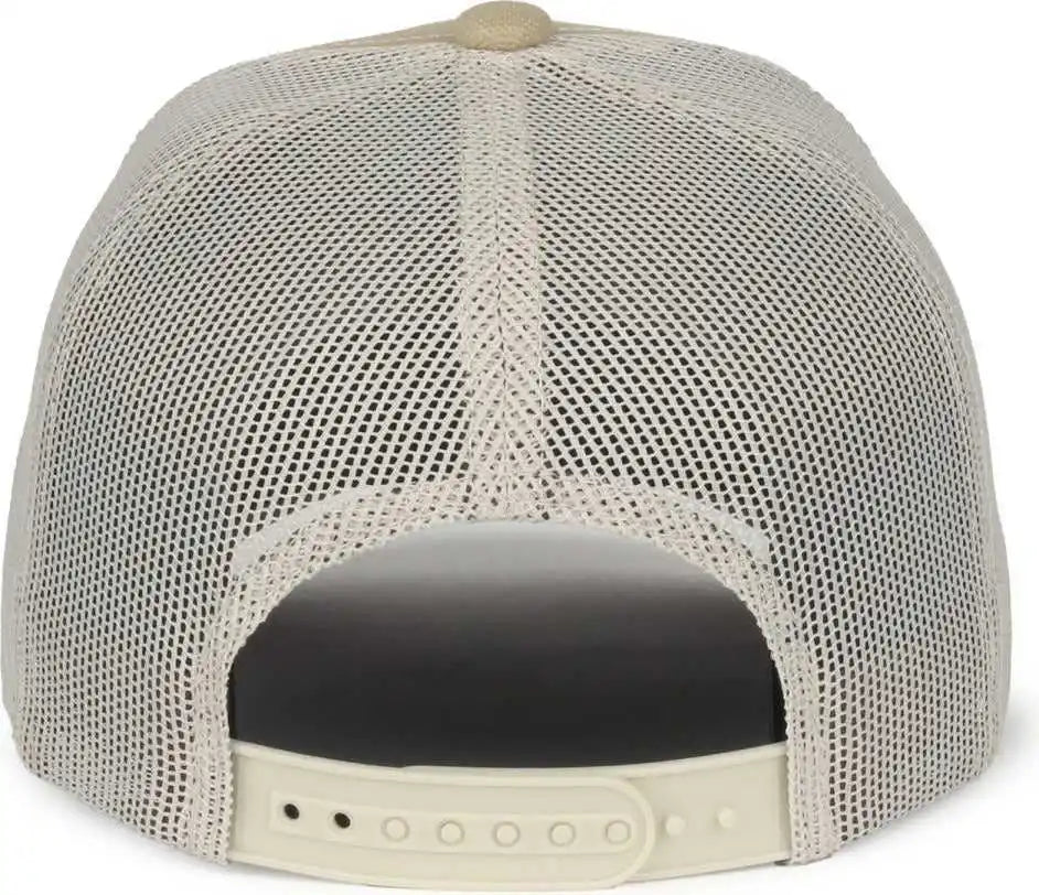 Oc Sports Beach01 Oasis Patch Cap - Khaki Putty - Light Gray / 6 7/8’’ - 7 1/2’’