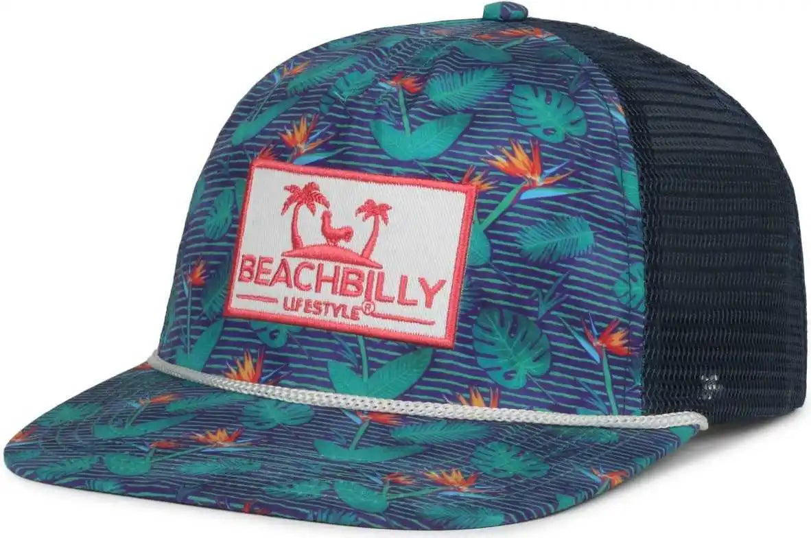 Oc Sports Beachbilly2 Beachbilly Caps - Multi Navy - Osfm