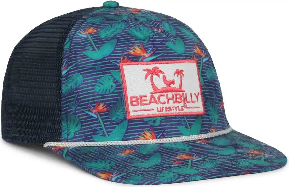 Oc Sports Beachbilly2 Beachbilly Caps - Multi Navy - Osfm