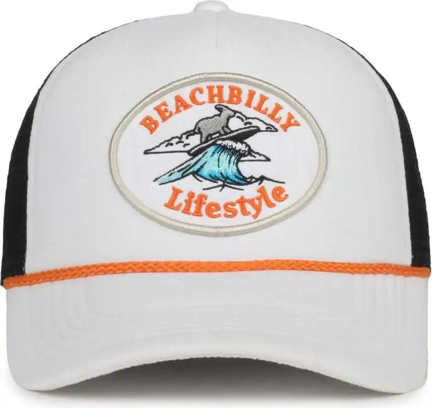 Oc Sports Beachbilly3 Beachbilly Caps - White Black - Osfm
