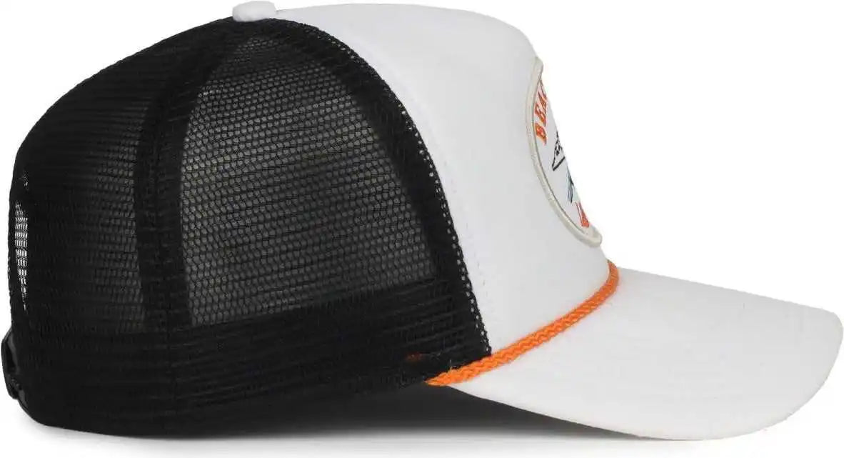Oc Sports Beachbilly3 Beachbilly Caps - White Black - Osfm