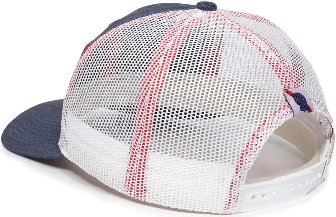 Oc Sports Beer-026 Pabst Mesh Back Cap - Navy White - 6 7/8’’ - 7 1/2’’
