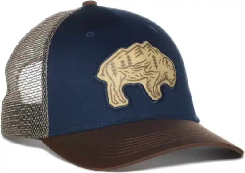 Oc Sports Bison01 Slight Pre-curved Cap - Navy Khaki - 6 7/8’’ - 7 1/2’’