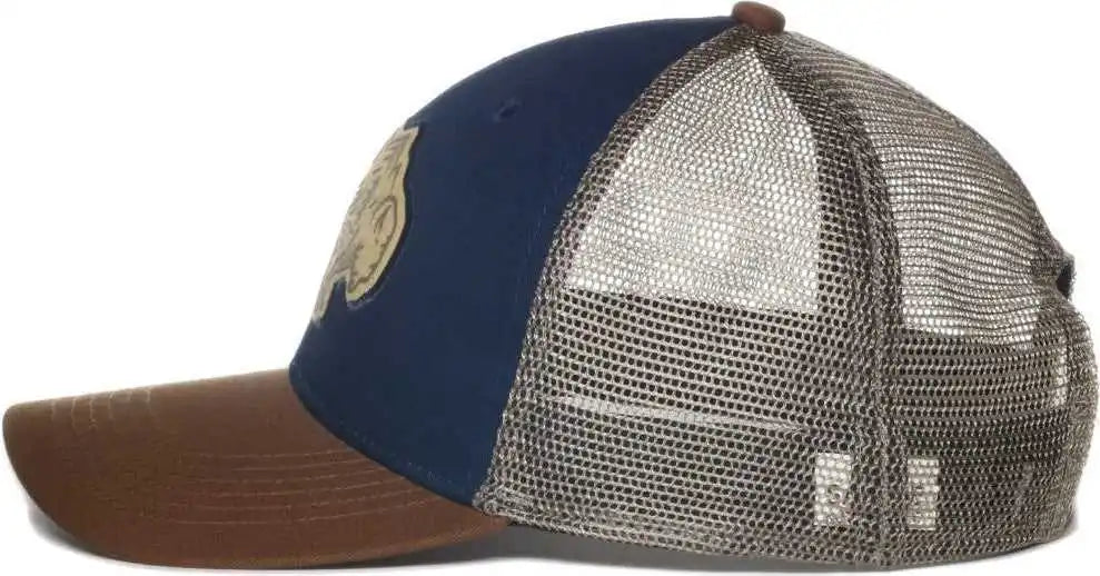 Oc Sports Bison01 Slight Pre-curved Cap - Navy Khaki - 6 7/8’’ - 7 1/2’’