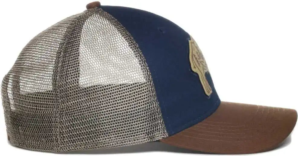 Oc Sports Bison01 Slight Pre-curved Cap - Navy Khaki - 6 7/8’’ - 7 1/2’’