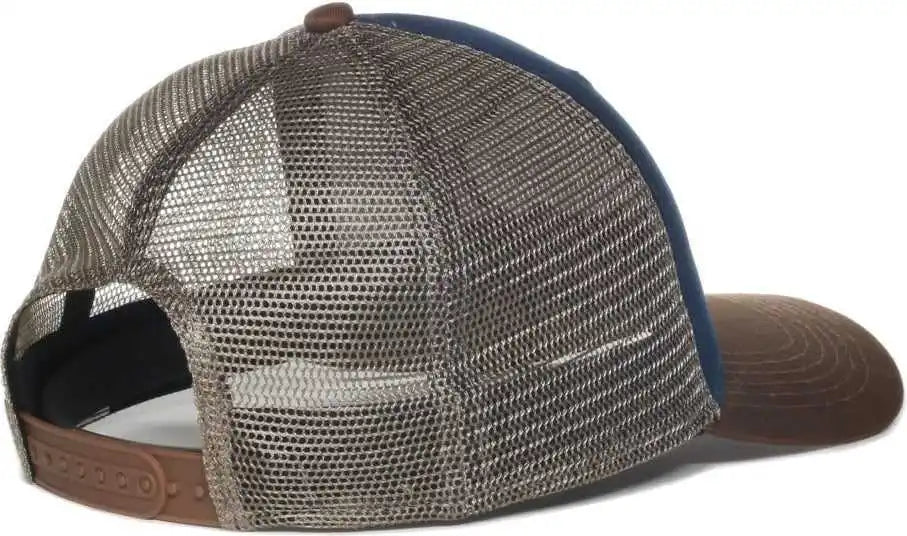 Oc Sports Bison01 Slight Pre-curved Cap - Navy Khaki - 6 7/8’’ - 7 1/2’’