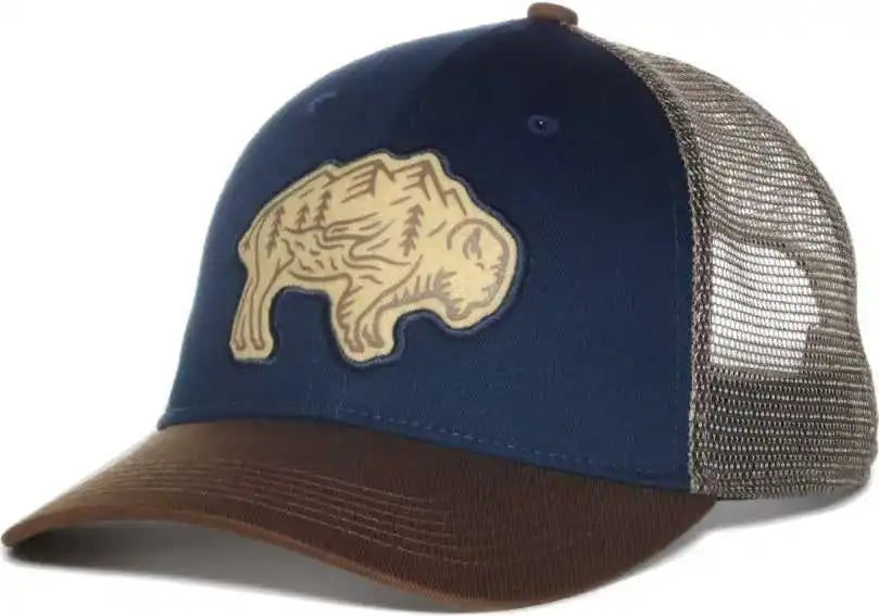 Oc Sports Bison01 Slight Pre-curved Cap - Navy Khaki - 6 7/8’’ - 7 1/2’’