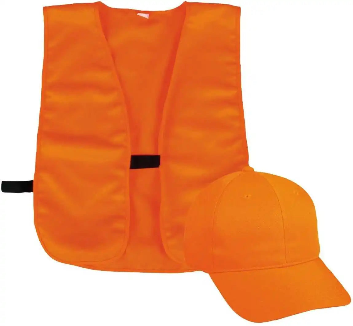 Oc Sports Blzcpv Adjustable Cap that is Easily Visible with Safety Vest - Blaze - 6 7/8’’ - 7 1/2’’