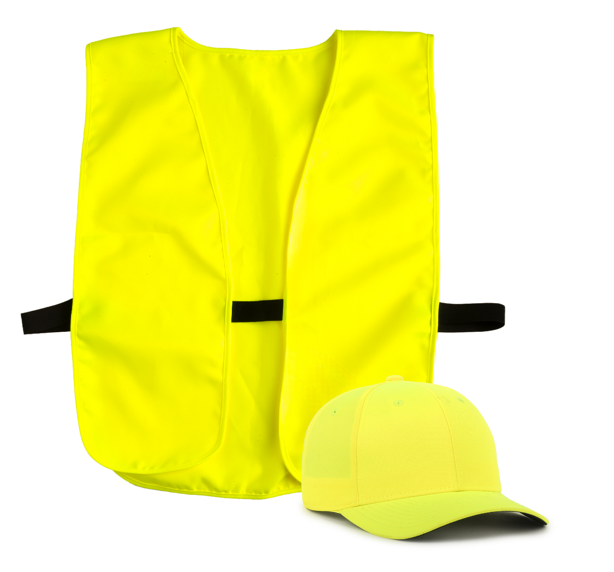 Oc Sports Blzcpv Adjustable Cap that is Easily Visible with Safety Vest - Neon Yellow
