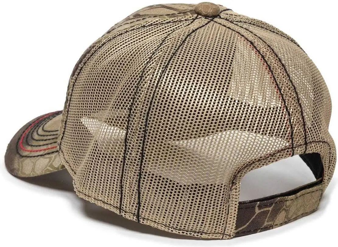 Oc Sports Bon-013 Fishing Adjustable Cap - Kryptek Highlander Tan - 6 7/8’’ - 7 1/2’’