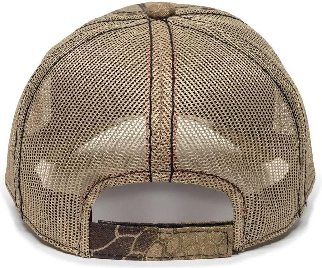 Oc Sports Bon-013 Fishing Adjustable Cap - Kryptek Highlander Tan - 6 7/8’’ - 7 1/2’’