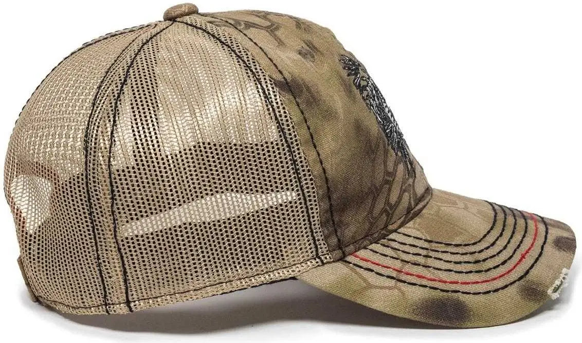Oc Sports Bon-013 Fishing Adjustable Cap - Kryptek Highlander Tan - 6 7/8’’ - 7 1/2’’
