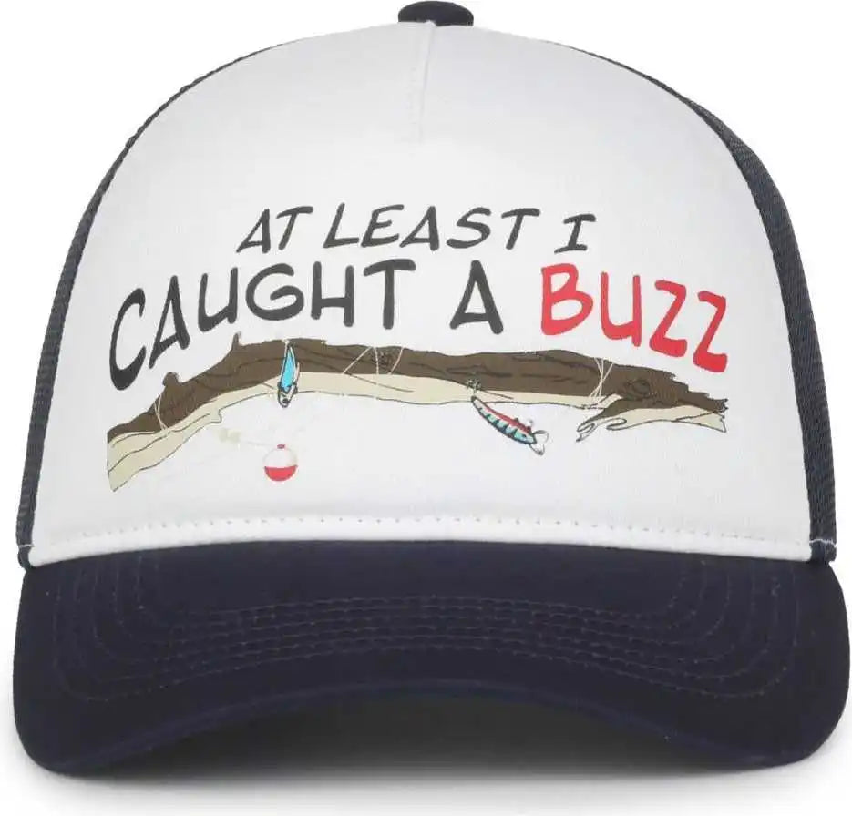 Oc Sports Buzz01 Fisherman Cap - White Navy - 6 7/8’’ - 7 1/2’’