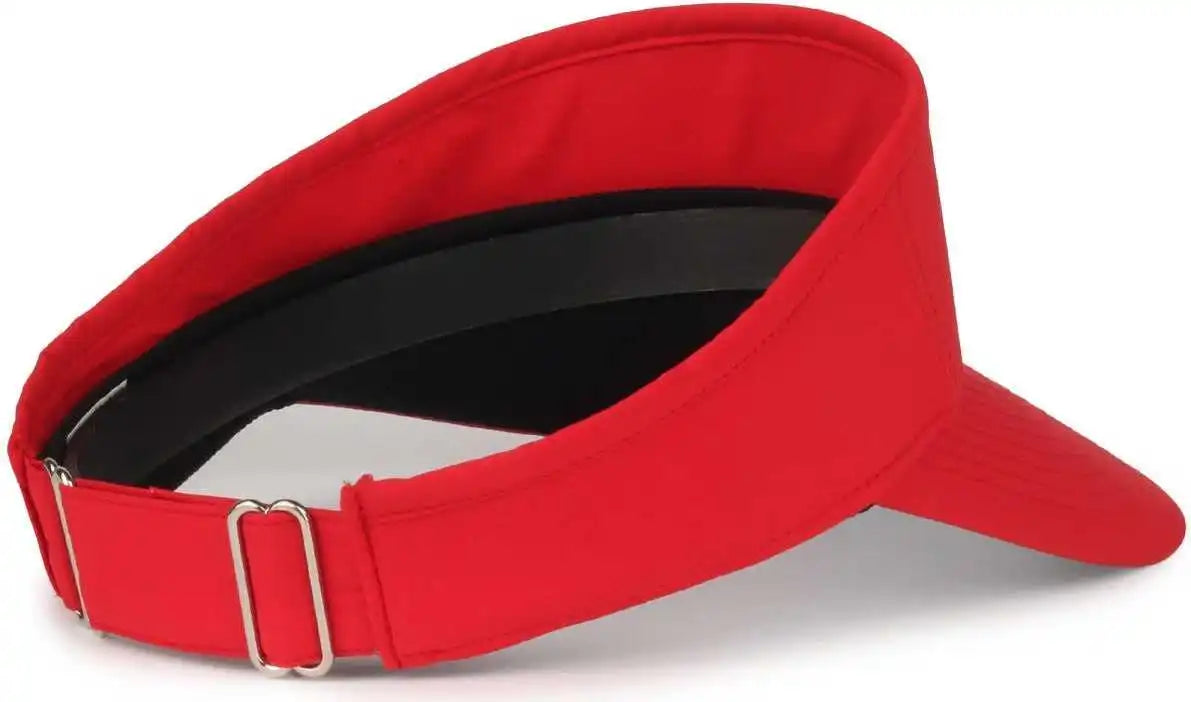 Oc Sports Bwv-100 High Crown Visor - Red - Osfm