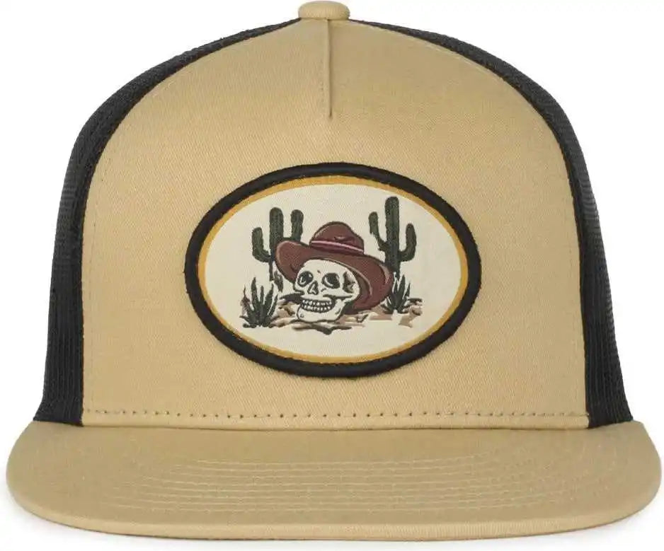 Oc Sports Cactus01 5 Panel Cap - Old Gold Black - 6 7/8’’ - 7 1/2’’