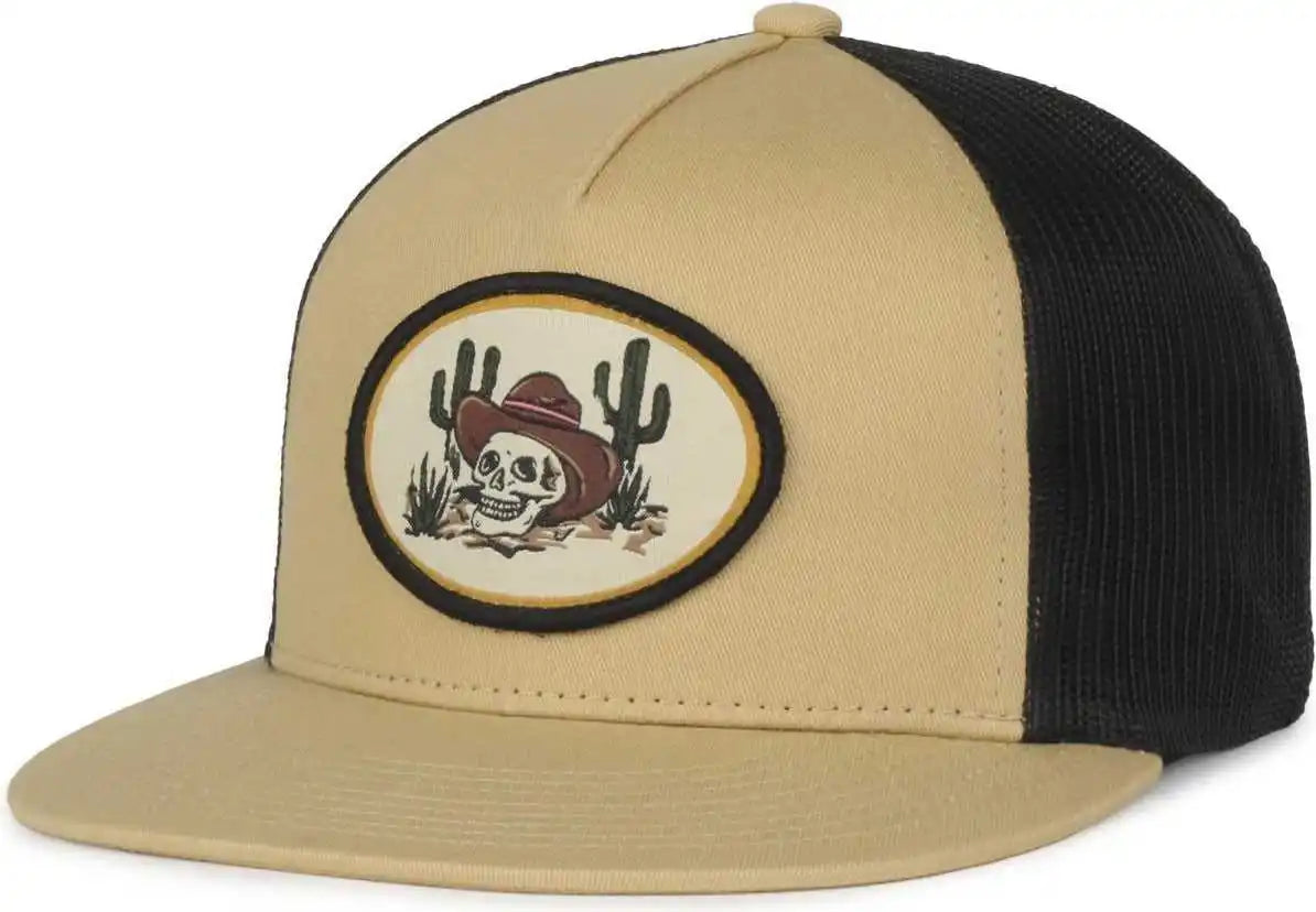 Oc Sports Cactus01 5 Panel Cap - Old Gold Black - 6 7/8’’ - 7 1/2’’