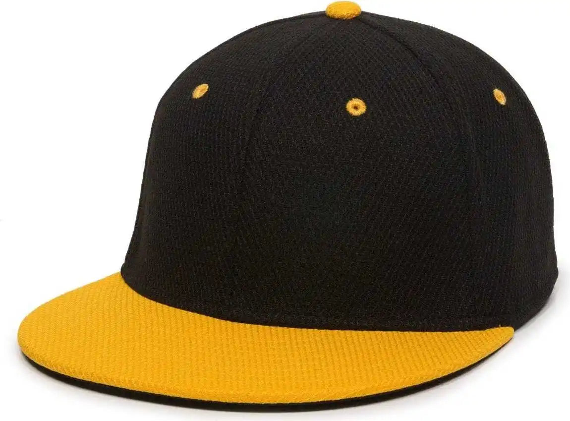 Oc Sports Cage25 Flexible Fitting Cap - Black Gold