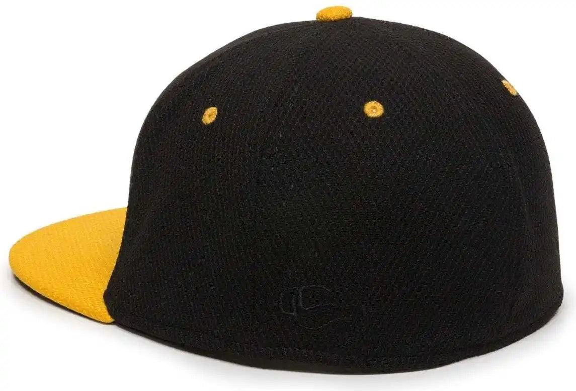 Oc Sports Cage25 Flexible Fitting Cap - Black Gold