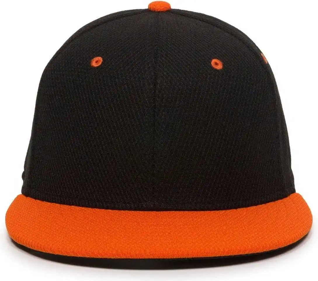 Oc Sports Cage25 Flexible Fitting Cap - Black Orange
