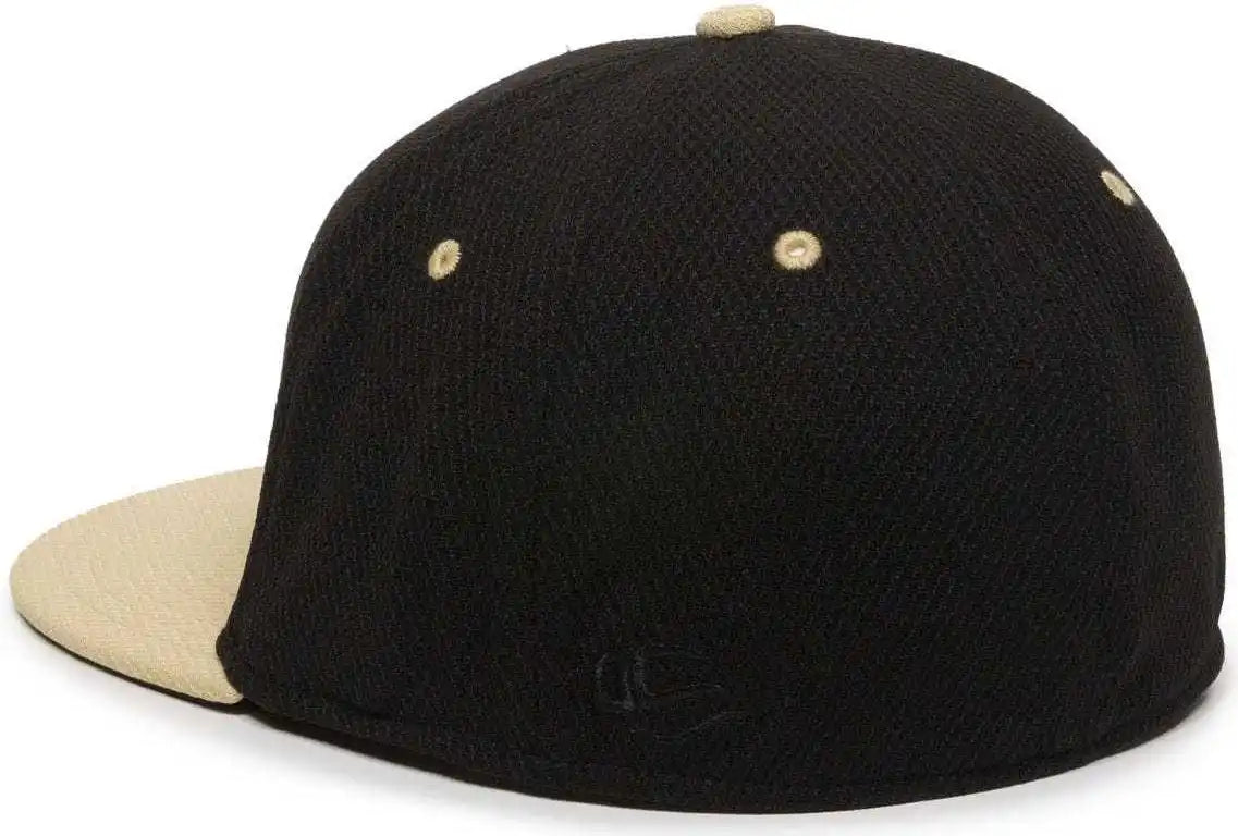 Oc Sports Cage25 Flexible Fitting Cap - Black Vegas Gold